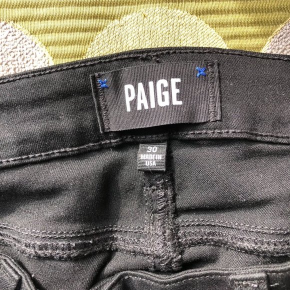 Paige Verdugo Ultra Skinny Black Jeans VGUC - Picture 3 of 12